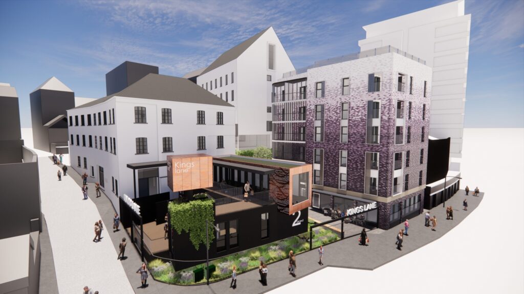 CGI of completed Kings Lane Corner development
