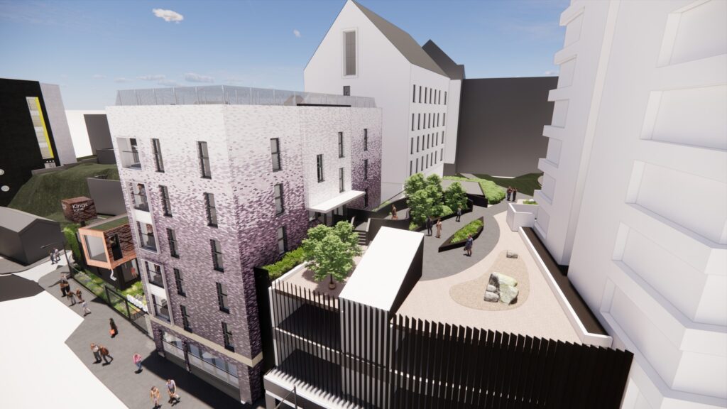 CGI of completed Kings Lane Corner development