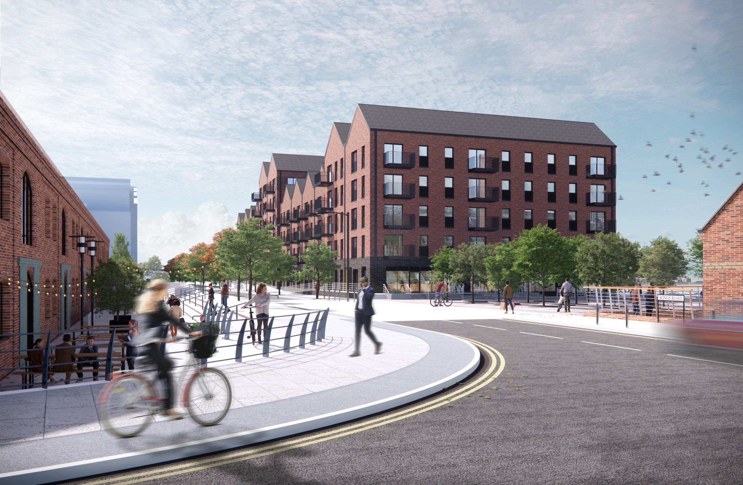 Ice House Street Scene