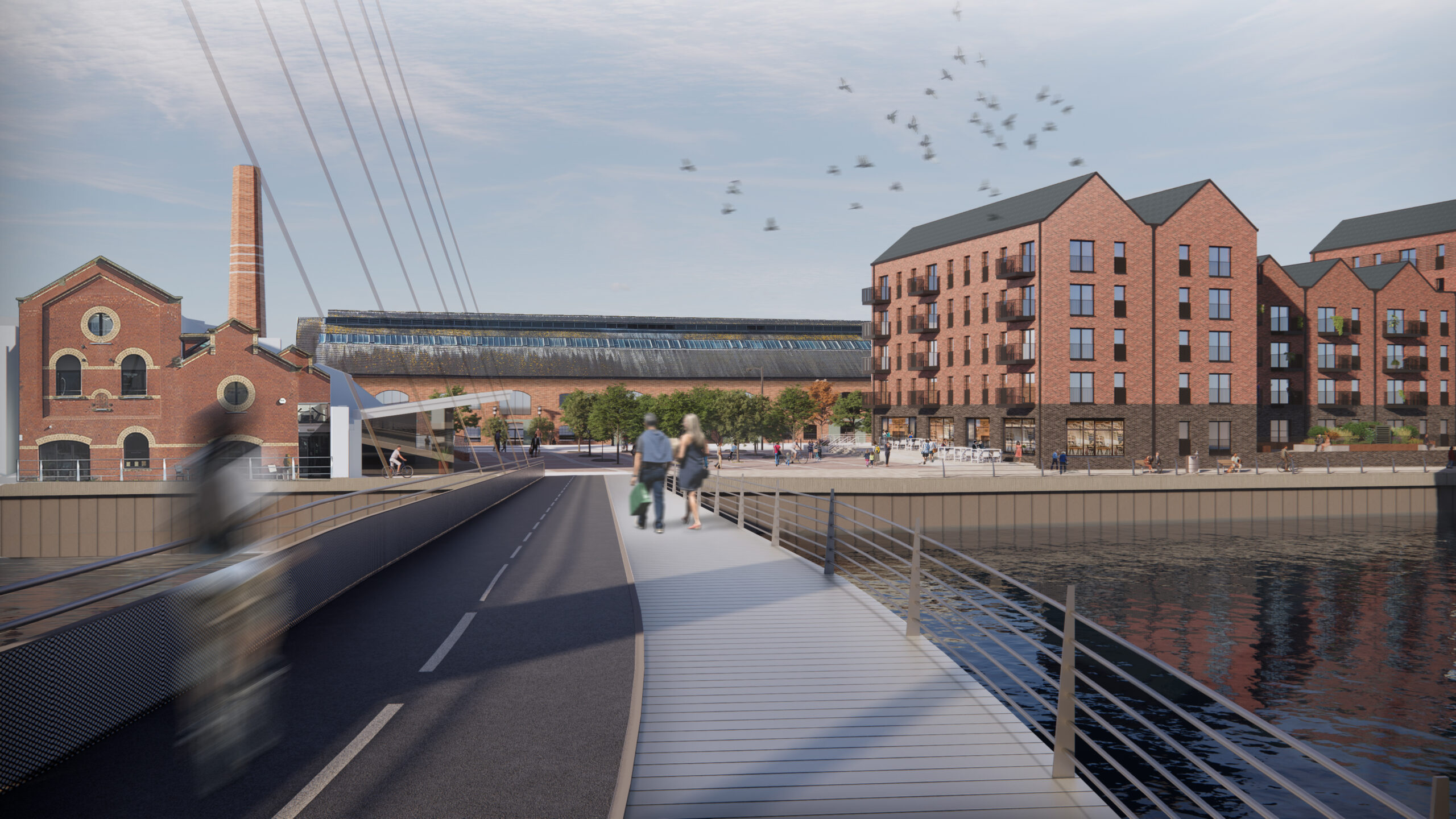 Sail Bridge Street Scene