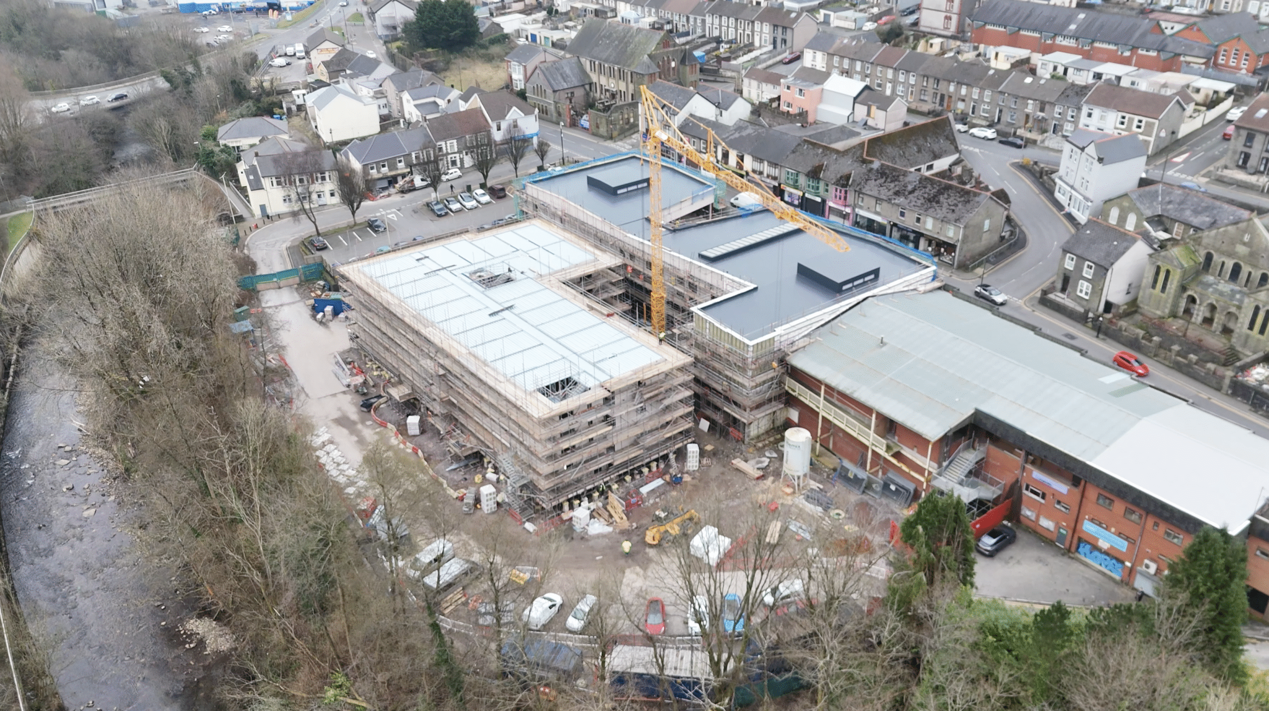 Big Shed development in contruction