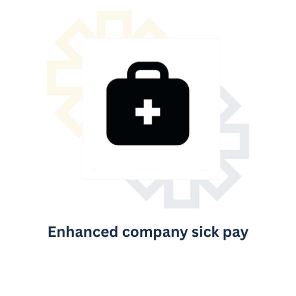 Benefit: enhanced company sick pay