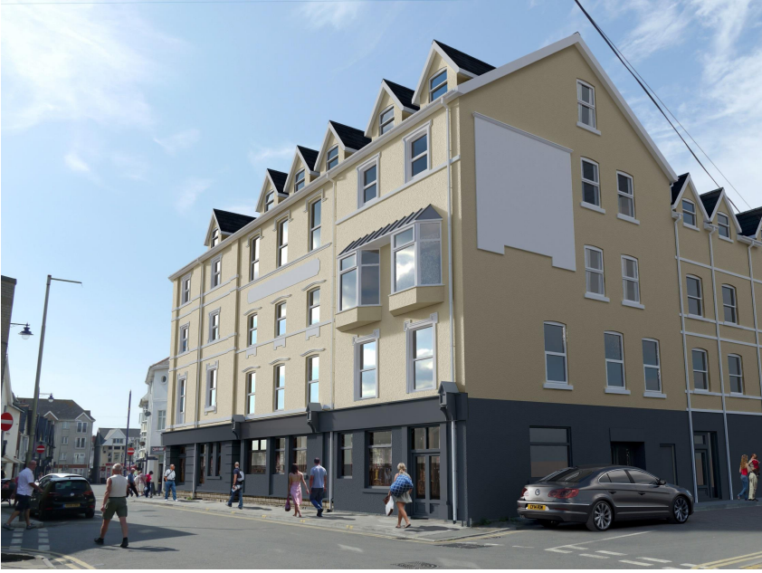 CGI of Porthcawl hotel once completed