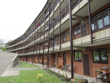 Rear of building