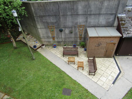 Outside rear area