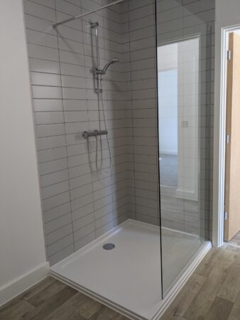 Shower Cubicle In Bathroom Glamorgan Green Bungalow