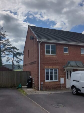 Maes Yr Ysgol Front Of Property